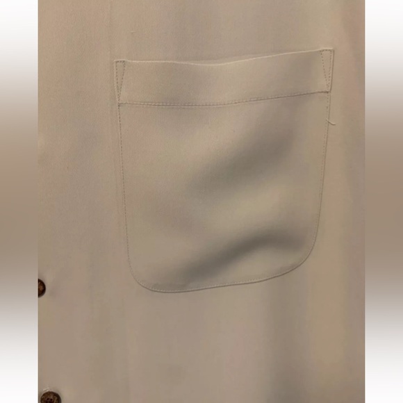 Tommy Bahama Silk Shirt Men's Large Camp Green Button Collar - Picture 4 of 6